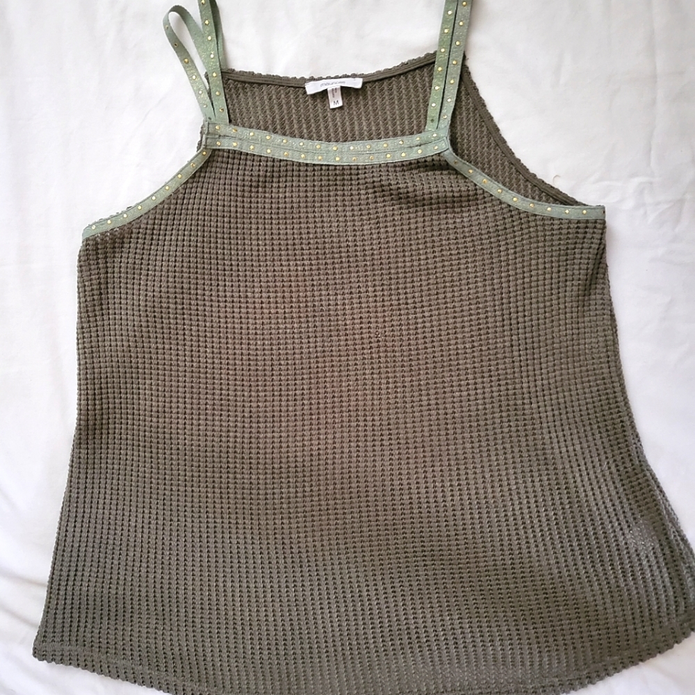 Olive tank top